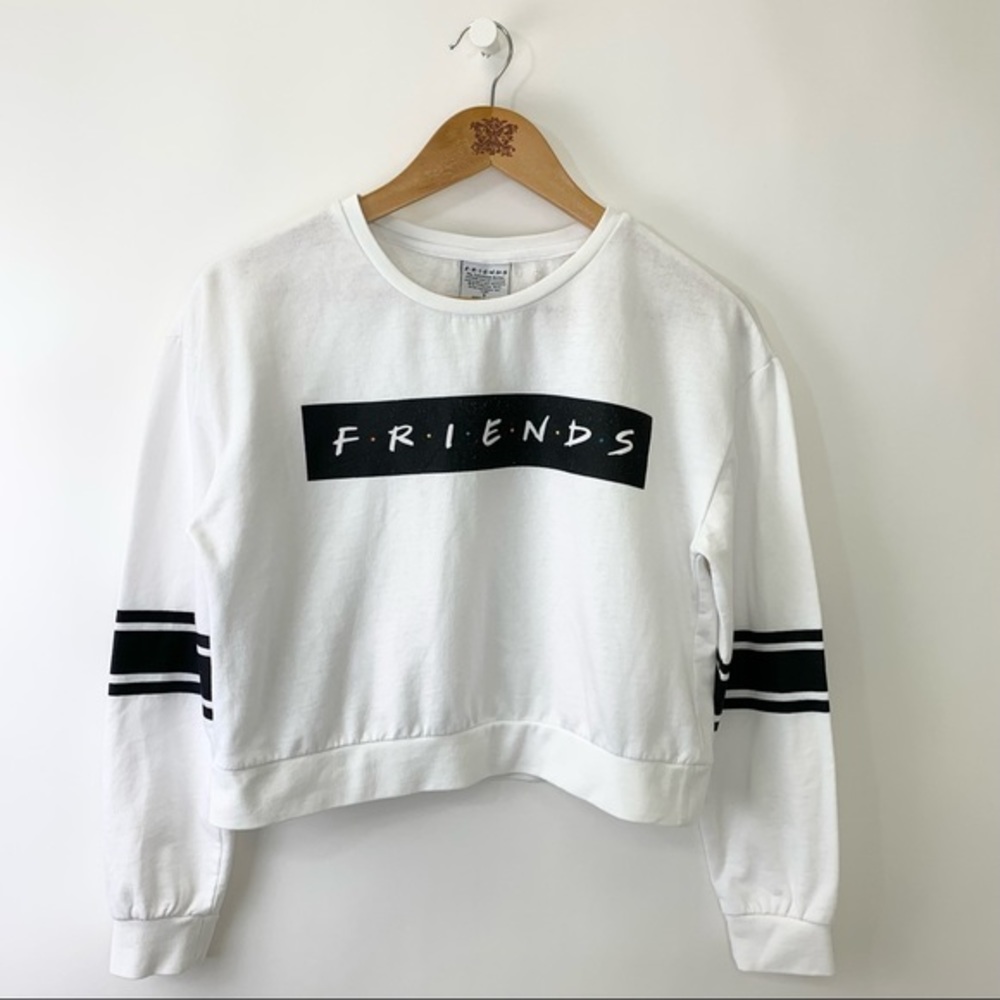 FRIENDS Cropped Lightweight Sweatshirt Size Small